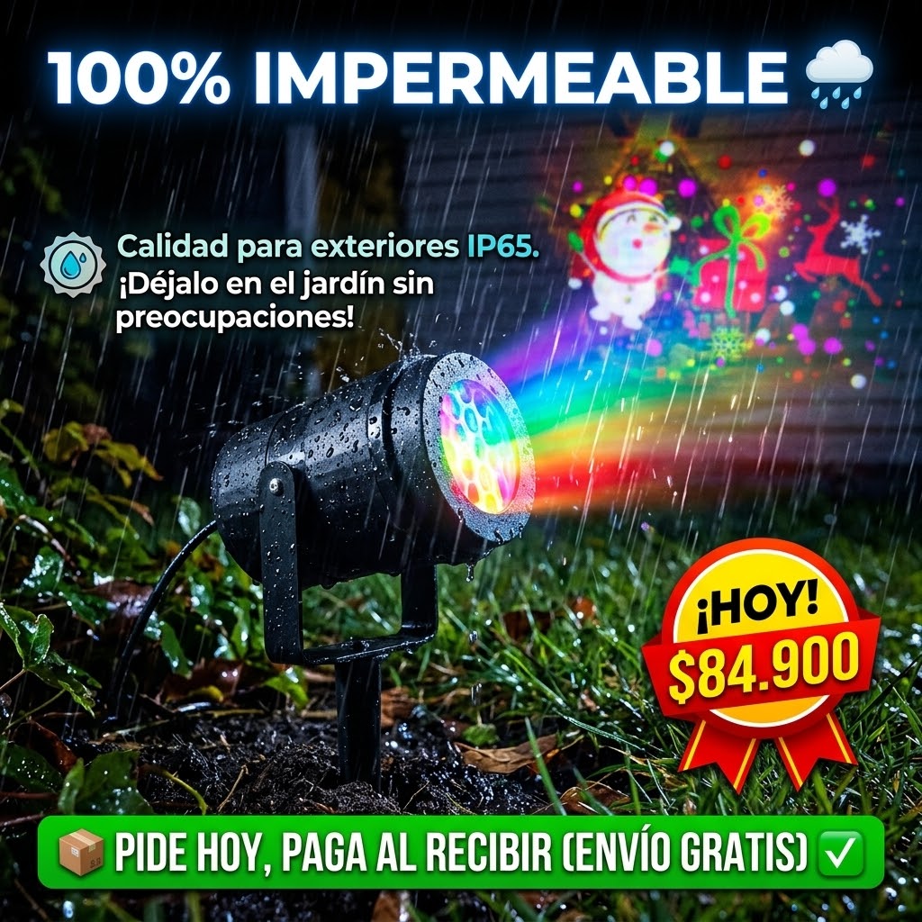 Proyector Láser Navideño 16 en 1 (Modelo 2026)