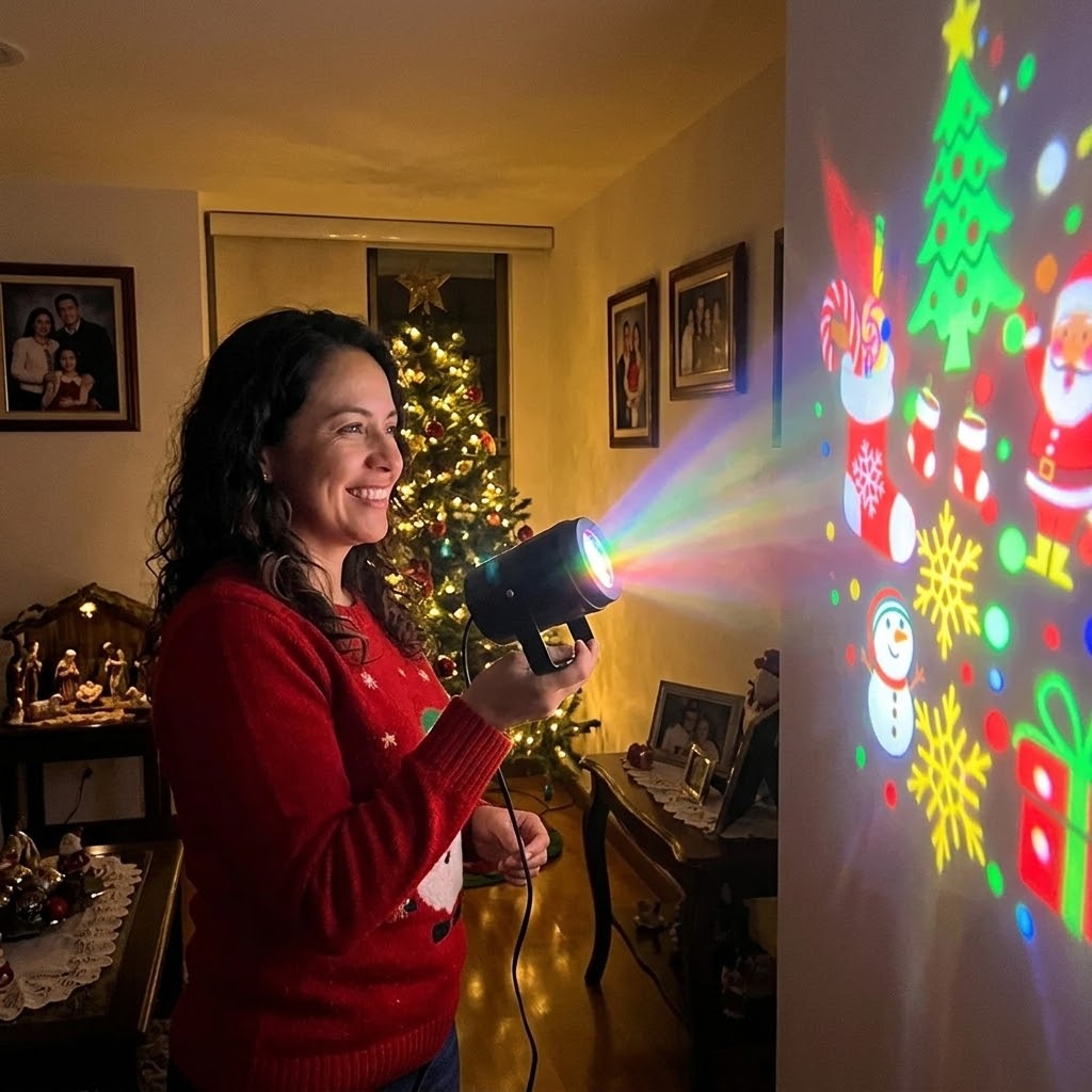 Proyector Láser Navideño 16 en 1 (Modelo 2026)